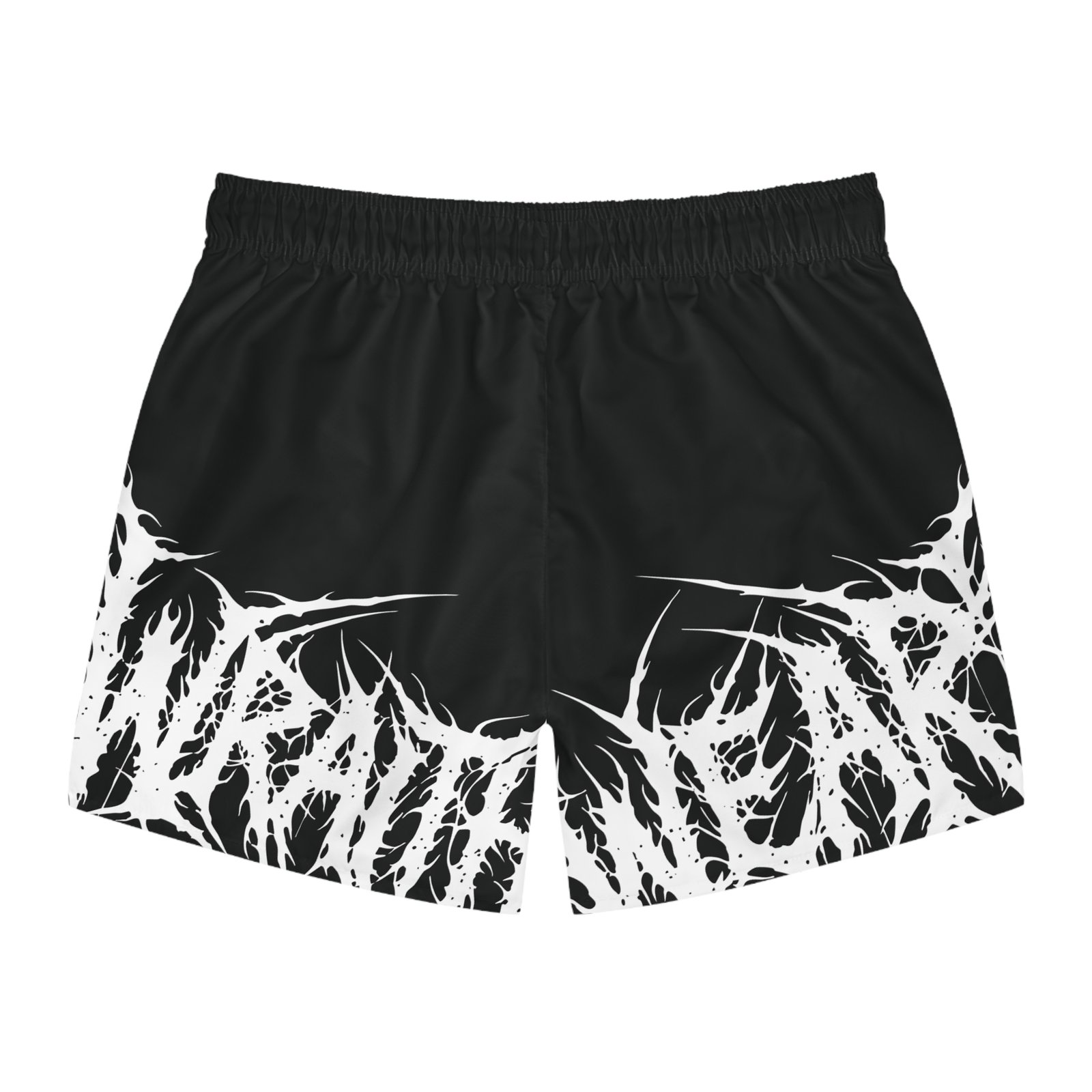 Goth Swim Trunks - Wraith Wear Logo - Death metal logo design - Image 2