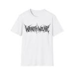 White Death Metal Softstyle T-Shirt - Wraith Wear Design